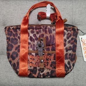 George Gina & Lucy YV1 Leopard Print Crossbody Handle Bag